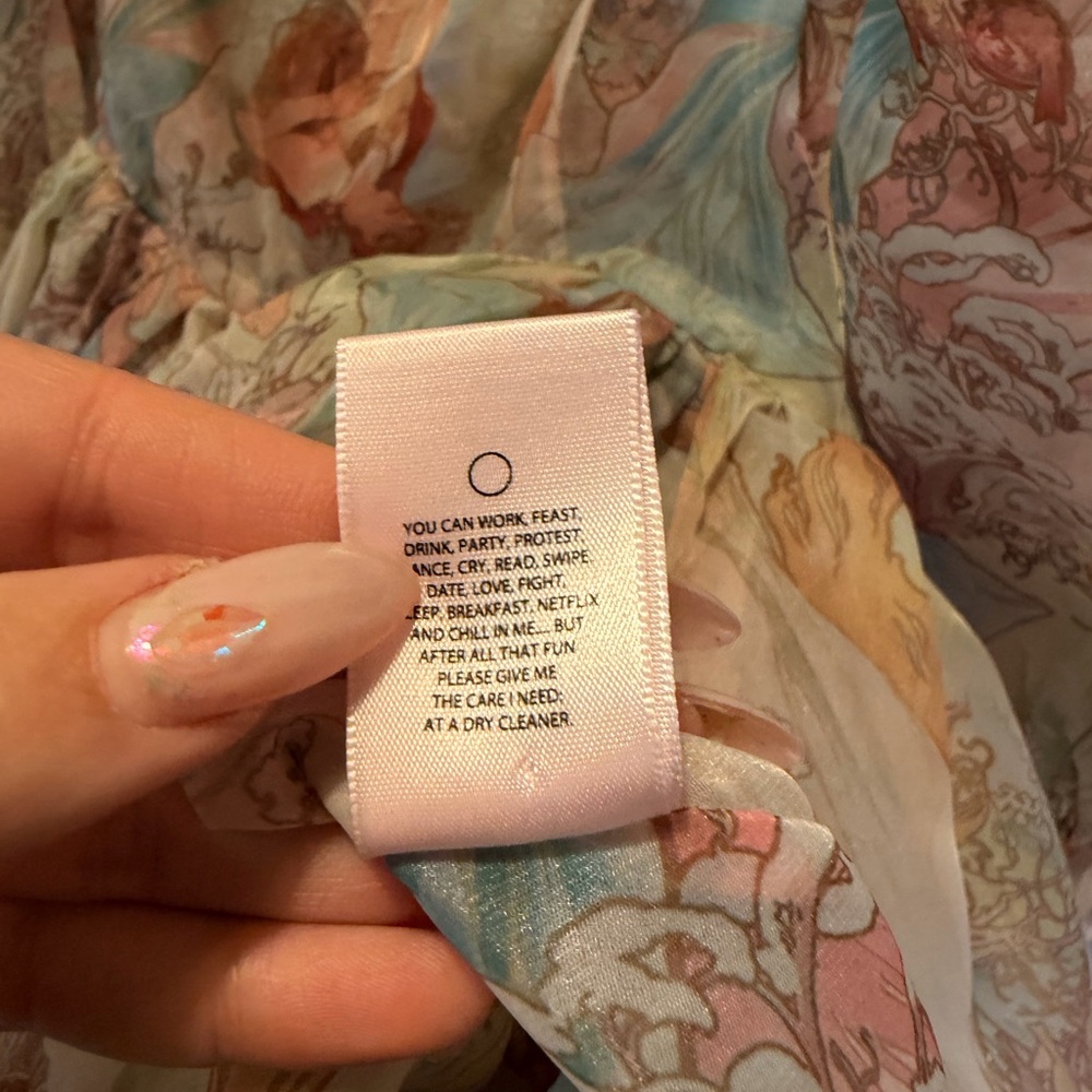 NWT Selkie- The Puff Dress Mucha Print, XXL - Picture 9 of 11